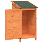 vidaXL Abri de jardin Marron 59 x 56 x 113 5 cm Bois d'ingénierie