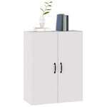 vidaXL Armoire suspendue Blanc 69 5x34x90 cm Bois d'ingénierie