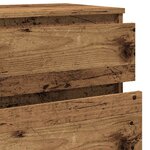 vidaXL Commode vieux bois 60x36x103 cm bois d'ingénierie