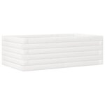 vidaXL Jardinière blanc 70x40x23 cm bois de pin massif