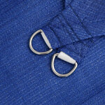 vidaXL Voile d'ombrage 160 g/m² triangulaire bleu 4x5x6 8 m PEHD