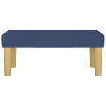 Banc banquette 70 x 30 x 30 cm tissu bleu 02_0010541