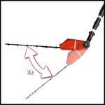 Einhell taille-haie sans fil ge-hh 18/45 li t-solo 18v