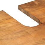 vidaXL Ensemble de meubles salle de bain 2 Pièces bois de manguier massif