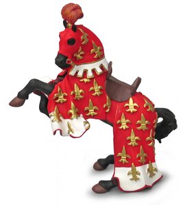 39257 Cheval du prince philippe rouge