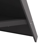 vidaXL Brasero Pyramidal 58x36x100 cm en Acier Résistant aux Intempéries