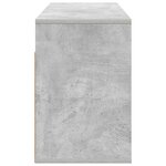 vidaXL Basboard avec tiroir Gris béton 102 x 32 x 48 5 cm
