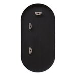 Miroir mural avec kit de montage elliptique 40 x 80 cm blanc 03_0007897