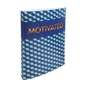 Classeur souple pour format a4 - 4 anneaux 15m - holographie motivated