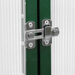vidaXL Serre avec cadre de base vert 169x169x202 cm aluminium