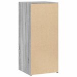 vidaXL Buffet sonoma gris 40x41x93 cm bois d'ingénierie