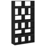 vidaXL Bibliothèque Chêne noir 100 x 33 x 187 5 cm Bois d'ingénierie