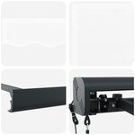 vidaXL Auvent Rétractable Automatique Blanc 300x250 cm
