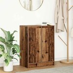vidaXL Buffet vieux bois 57x34x76 cm bois d'ingénierie