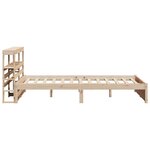 vidaXL Cadre de lit avec tête de lit sans matelas 120x190 cm