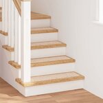vidaXL Marches d'escalier 15 Pièces Crème 75 x 20 cm Polypropylène
