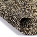 vidaXL Tapis fait à la main Jute Noir et marron 180 cm