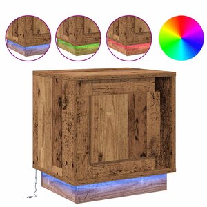 vidaXL Cabinet de chevet Bois ancien 44 x 34 5 x 45 cm