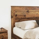 vidaXL Tête de lit Bois Ancien 140 cm Bois d'ingénierie