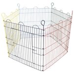 Cage lapin ext. pentagon 60x60cm