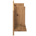 vidaXL Armoire murale 100x16 5x30 cm chêne artisanal bois d'ingénierie