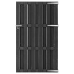 vidaXL Portillon WPC 100x180 cm Gris