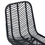 vidaXL Chaise de salle à manger 2 Pièces Noir 44 x 47 x 85 cm