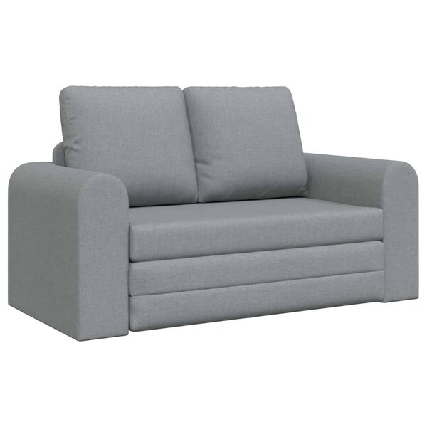 vidaXL Canapé-Lit Gris clair 148 x 71 x 83 cm tissu