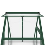 vidaXL Serre avec cadre de base vert 169x58x195 cm aluminium