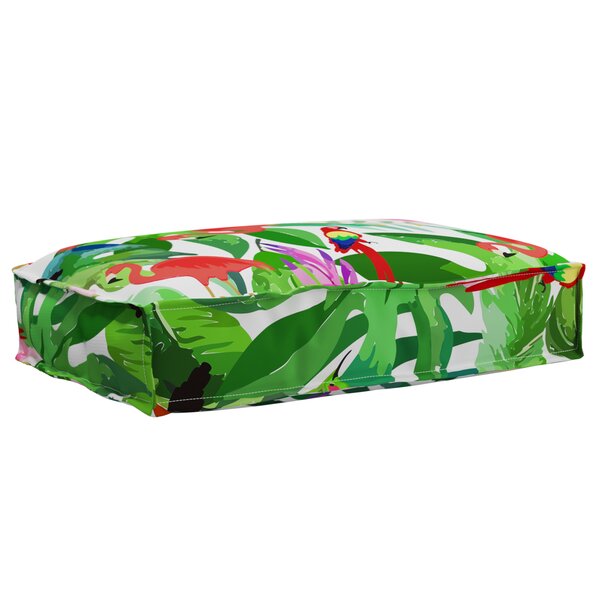 vidaXL Coussin en palette pour siège Jungle tropicale 60x40x8 cm Tissu Oxford