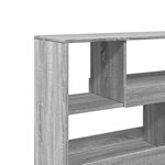 vidaXL Bibliothèque/Séparateur de pièce sonoma gris 100x33x94 5 cm