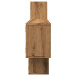 vidaXL Étagère murale chêne artisanal 167 5x18x68 cm bois ingénierie