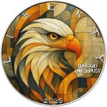 Pièce de monnaie en Argent 1 Dollar g 31.1 (1 oz) Millésime 2025 Picasso Untamed EAGLE