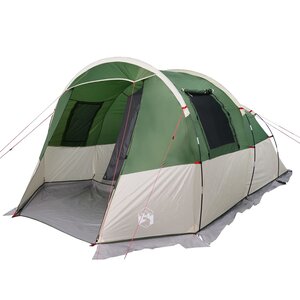 vidaXL Tente de camping tunnel 4 personnes vert imperméable