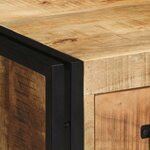 vidaXL Cabinet de chevet 40 x 35 x 50 cm bois de manguier massif