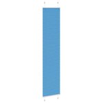 vidaXL Store plissé bleu 40x200 cm largeur du tissu 39 4 cm polyester
