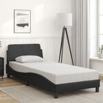vidaXL Cadre de lit sans matelas noir 80x200 cm similicuir