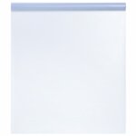 vidaXL Film de fenêtre statique dépoli gris 45x2000 cm PVC