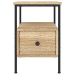vidaXL Tables de chevet 2 Pièces chêne sonoma 34x36x50 cm bois ingénierie