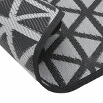 vidaXL Tapis d'extérieur ARAKIL noir Ø160 cm PP