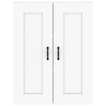vidaXL Armoire murale suspendue Blanc 69 5x32 5x90 cm