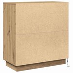 vidaXL Buffet Chêne artisanal 71 x 34.5 x 75 cm Bois d'ingénierie