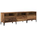 vidaXL Meuble TV Bois ancien 150 x 30 x 44.5 cm Bois d'ingénierie