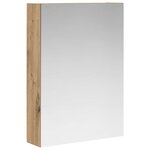 vidaXL Armoire Miroir de Salle de Bain Chêne artisan 50 x 14 5 x 70 cm
