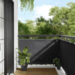 vidaXL Écran de balcon anthracite 90x800 cm 100  polyester oxford