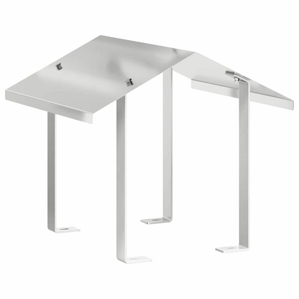 vidaXL Hotte de cheminée Argent 40 x 40 x 37.5 cm Acier inoxydable