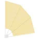 vidaXL Écran de confidentialité pour balcon Couleur sable 115 x 115 cm