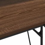 vidaXL Bureau Chêne marron 100 x 50 x 86.5 cm Bois d'ingénierie