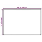 vidaXL Tapis de tente vert clair 200x300 cm PEHD
