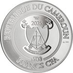 Pièce de monnaie en Argent 500 Francs g 15.57 (1/2 oz) Millésime 2025 SANTA CLAUS